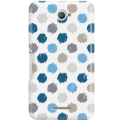 Etui na telefon Sony Xperia E4 Malowane Kropki
