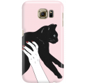 Etui na telefon Samsung Galaxy S6 Mój Czarny Kot