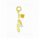 BRELOK DO TELEFONU ŻÓŁTY