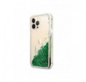 ETUI LIQUID SPARKLE NA TELEFON  APPLE IPHONE 12 PRO MAX ZIELONY