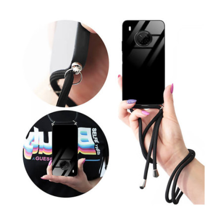 ETUI CROSS GLAM NA TELEFON HUAWEI Y9A  BLACK