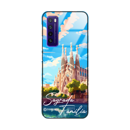 Etui Black Case Glass do HUAWEI NOVA 7 SUMMER PARADISE ST_PAR100