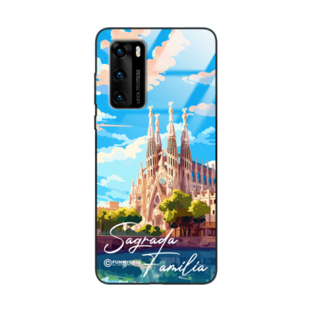 Etui Black Case Glass do HUAWEI P40 SUMMER PARADISE ST_PAR100