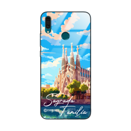 Etui Black Case Glass do HUAWEI Y9 2019 SUMMER PARADISE ST_PAR100