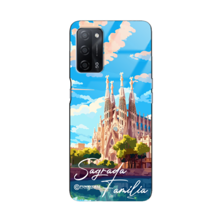 Etui Black Case Glass do OPPO A55 SUMMER PARADISE ST_PAR100