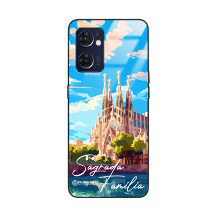 Etui Black Case Glass do OPPO RENO 7 5G SUMMER PARADISE ST_PAR100