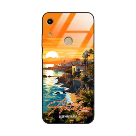 Etui Black Case Glass do HUAWEI HONOR PLAY 8A SUMMER PARADISE ST_PAR101