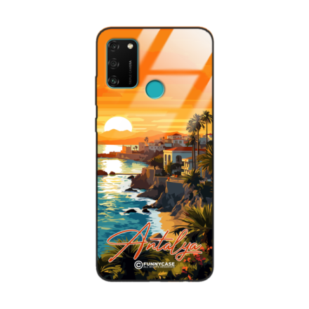 Etui Black Case Glass do HUAWEI HONOR 9A SUMMER PARADISE ST_PAR101