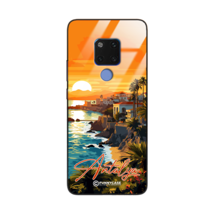 Etui Black Case Glass do HUAWEI MATE 20 SUMMER PARADISE ST_PAR101