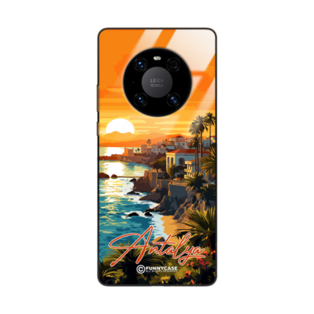 Etui Black Case Glass do HUAWEI MATE 40 PRO SUMMER PARADISE ST_PAR101