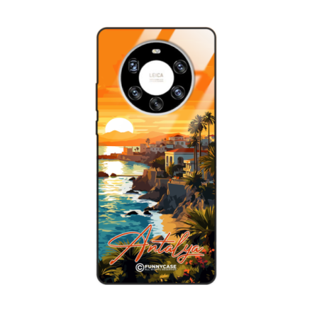 Etui Black Case Glass do HUAWEI MATE 40 PRO PLUS SUMMER PARADISE ST_PAR101