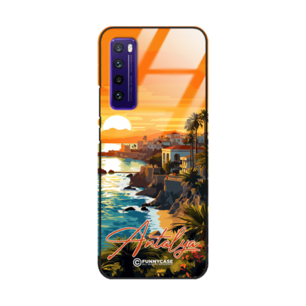 Etui Black Case Glass do HUAWEI NOVA 7 SUMMER PARADISE ST_PAR101