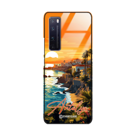 Etui Black Case Glass do HUAWEI NOVA 7 PRO SUMMER PARADISE ST_PAR101