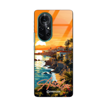 Etui Black Case Glass do HUAWEI NOVA 8 SUMMER PARADISE ST_PAR101