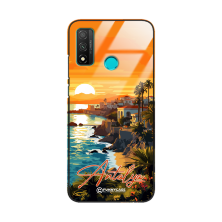 Etui Black Case Glass do HUAWEI P SMART 2020 SUMMER PARADISE ST_PAR101