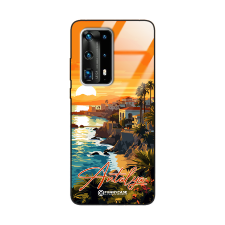 Etui Black Case Glass do HUAWEI P40 PRO PLUS SUMMER PARADISE ST_PAR101