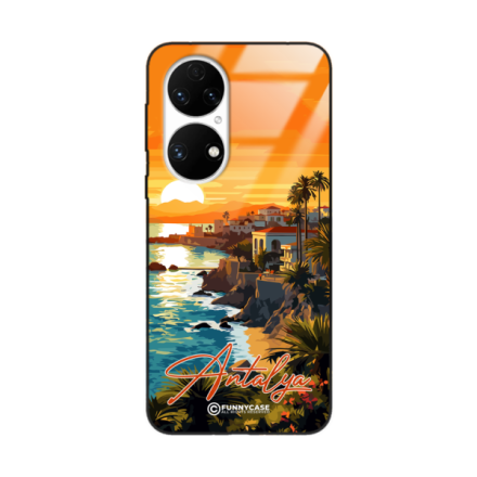 Etui Black Case Glass do HUAWEI P50 SUMMER PARADISE ST_PAR101