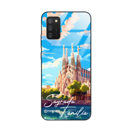 Etui Black Case Glass do SAMSUNG A02S SUMMER PARADISE ST_PAR100