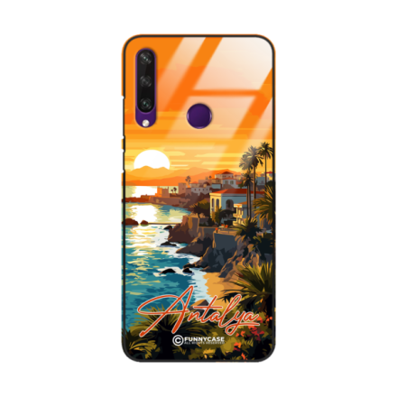 Etui Black Case Glass do HUAWEI Y6P SUMMER PARADISE ST_PAR101