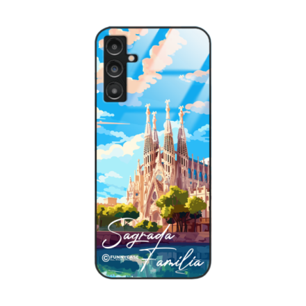 Etui Black Case Glass do SAMSUNG A14 5G SUMMER PARADISE ST_PAR100