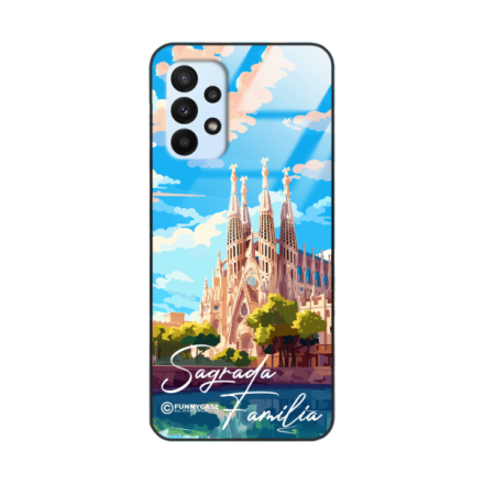 Etui Black Case Glass do SAMSUNG A23 5G SUMMER PARADISE ST_PAR100