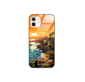 Etui Black Case Glass do IPHONE 12 SUMMER PARADISE ST_PAR101