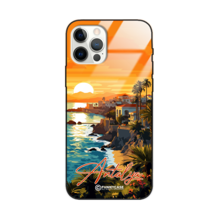 Etui Black Case Glass do IPHONE 12 PRO SUMMER PARADISE ST_PAR101