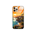 Etui Black Case Glass do IPHONE 12 PRO MAX SUMMER PARADISE ST_PAR101