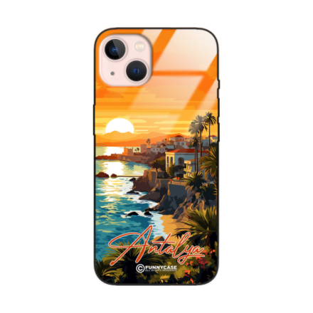 Etui Black Case Glass do IPHONE 13 SUMMER PARADISE ST_PAR101