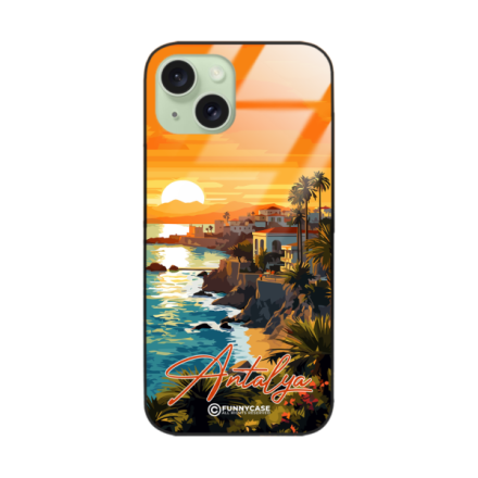 Etui Black Case Glass do IPHONE 15 SUMMER PARADISE ST_PAR101