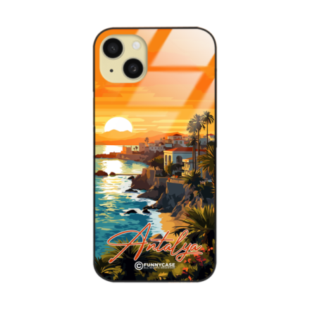 Etui Black Case Glass do IPHONE 15 PLUS SUMMER PARADISE ST_PAR101