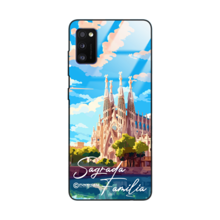 Etui Black Case Glass do SAMSUNG GALAXY A41 SUMMER PARADISE ST_PAR100