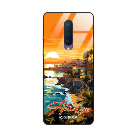 Etui Black Case Glass do ONEPLUS 8 SUMMER PARADISE ST_PAR101