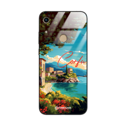 Etui Black Case Glass do HUAWEI HONOR PLAY 8A SUMMER PARADISE ST_PAR102