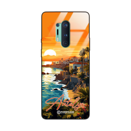 Etui Black Case Glass do ONEPLUS 8 PRO SUMMER PARADISE ST_PAR101