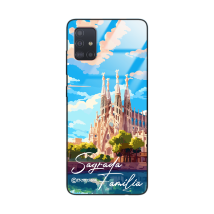 Etui Black Case Glass do SAMSUNG GALAXY A51 SUMMER PARADISE ST_PAR100