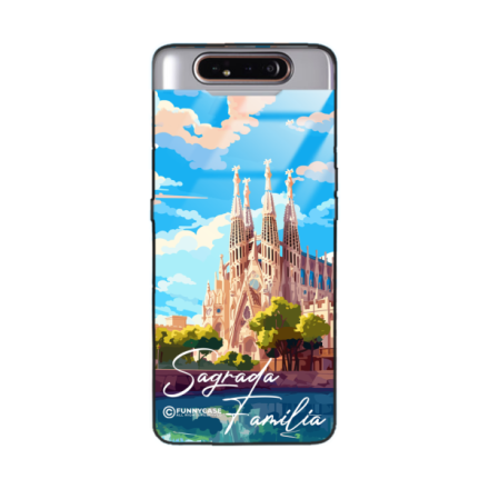 Etui Black Case Glass do SAMSUNG GALAXY A80 SUMMER PARADISE ST_PAR100