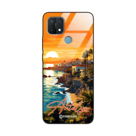 Etui Black Case Glass do OPPO A15 SUMMER PARADISE ST_PAR101