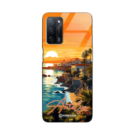 Etui Black Case Glass do OPPO A55 SUMMER PARADISE ST_PAR101