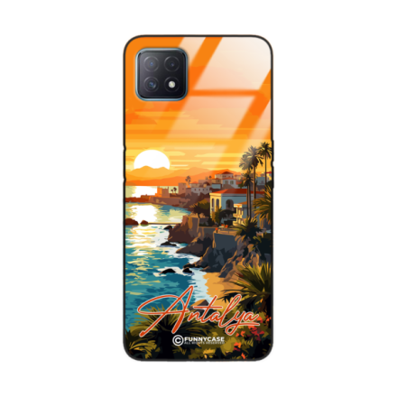 Etui Black Case Glass do OPPO A72 5G SUMMER PARADISE ST_PAR101