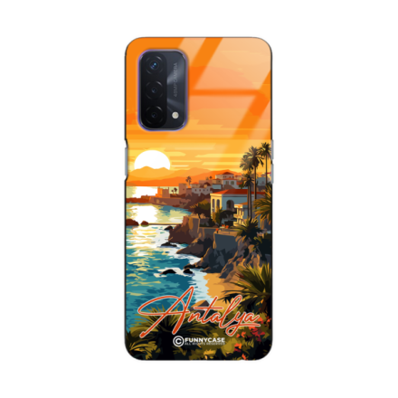 Etui Black Case Glass do OPPO A93 5G SUMMER PARADISE ST_PAR101