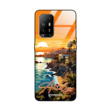 Etui Black Case Glass do OPPO A94 5G SUMMER PARADISE ST_PAR101