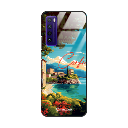 Etui Black Case Glass do HUAWEI NOVA 7 SUMMER PARADISE ST_PAR102