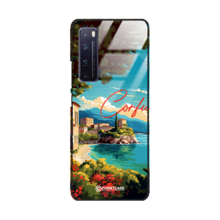 Etui Black Case Glass do HUAWEI NOVA 7 PRO SUMMER PARADISE ST_PAR102