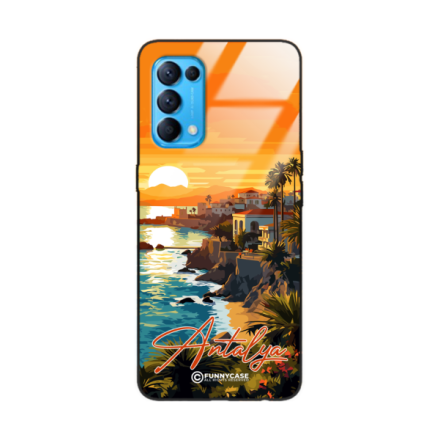 Etui Black Case Glass do OPPO RENO 5 SUMMER PARADISE ST_PAR101