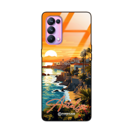 Etui Black Case Glass do OPPO RENO 5 PRO 5G SUMMER PARADISE ST_PAR101