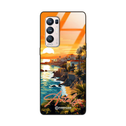 Etui Black Case Glass do OPPO RENO 5 PRO PLUS SUMMER PARADISE ST_PAR101