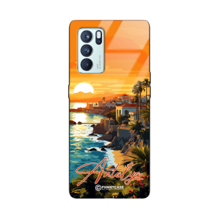 Etui Black Case Glass do OPPO RENO 6 PRO SUMMER PARADISE ST_PAR101