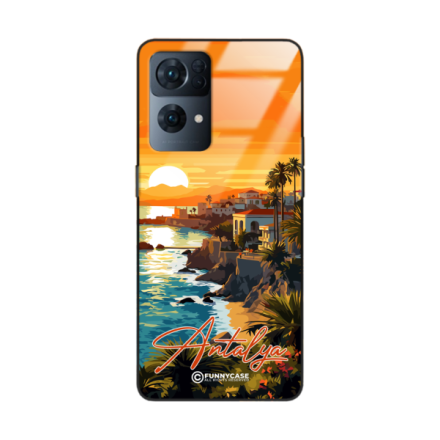 Etui Black Case Glass do OPPO RENO 7 PRO SUMMER PARADISE ST_PAR101