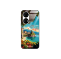 Etui Black Case Glass do HUAWEI P50 SUMMER PARADISE ST_PAR102